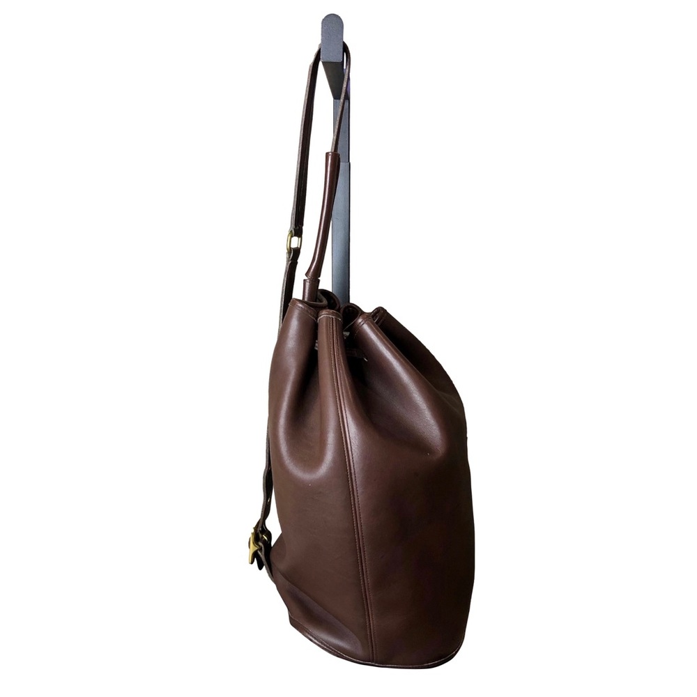 Vintage COACH Mahogany Glove Tanned Leather Sling Backpack Shoulder Bag 9929 - Picture 13 of 16